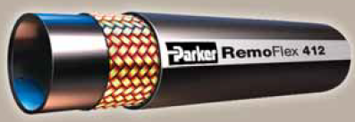 Рукава с одной оплеткой для управляющих линий Parker RemoFlex 412