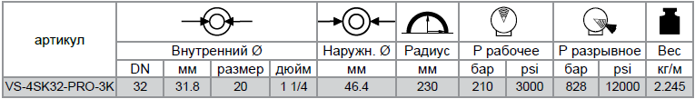 Рукава высокого давления VERSO POWERFLEX BIO 3000